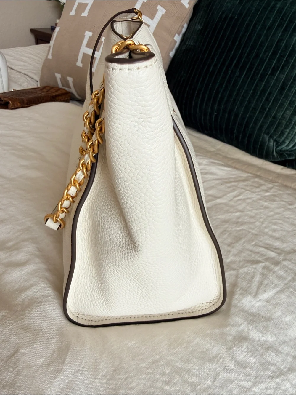 Tory Burch Britten Tote with Gold Hardware✨